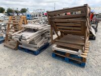ASSORTED WOODEN DISPLAY STANDS - 3