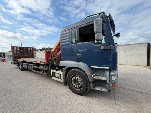 MAN TGM 18.280 18 TON BEAVERTAIL CRANE LORRY&nbsp;ON AIR