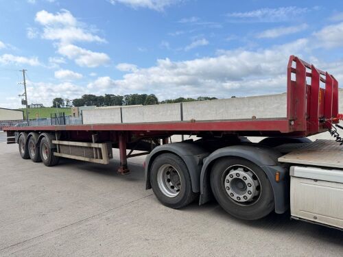 SDC 45ft TRI AXLE FLAT TRAILER ON AIR&nbsp;