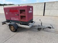 MOSA GE20YSX SINGLE AXLE FAST TOW 3 PHASE GENERATOR