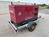 MOSA GE20YSX SINGLE AXLE FAST TOW 3 PHASE GENERATOR - 12