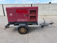 MOSA GE20YSX SINGLE AXLE FAST TOW 3 PHASE GENERATOR - 20