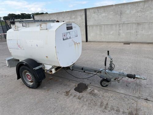 WESTERN 950lt SINGLE AXLE FAST TOW METAL BUNDED FUEL BOWSER
