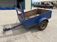 APPROX. 5ft x 3ft WOODEN TRAILER&nbsp; - 3