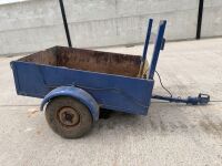 APPROX. 5ft x 3ft WOODEN TRAILER&nbsp; - 11