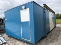 APPROX. 30ft x 12ft STEEL CLAD OFFICE / TOILET BLOCK - 2