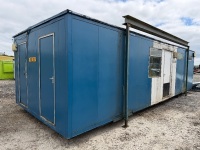 APPROX. 30ft x 12ft STEEL CLAD OFFICE / TOILET BLOCK - 4