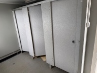 APPROX. 30ft x 12ft STEEL CLAD OFFICE / TOILET BLOCK - 12