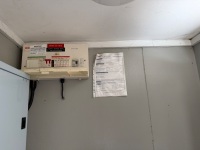 APPROX. 30ft x 12ft STEEL CLAD OFFICE / TOILET BLOCK - 16