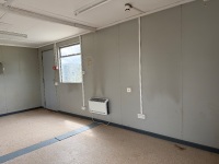 APPROX. 30ft x 12ft STEEL CLAD OFFICE / TOILET BLOCK - 22