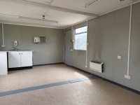 APPROX. 30ft x 12ft STEEL CLAD OFFICE / TOILET BLOCK - 23