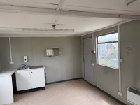APPROX. 30ft x 12ft STEEL CLAD OFFICE / TOILET BLOCK - 25