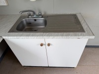 APPROX. 30ft x 12ft STEEL CLAD OFFICE / TOILET BLOCK - 28