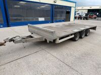 APPROX. 16FT X 6FT6" TRI AXLE FLATBED TRAILER&nbsp; - 3