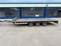APPROX. 16FT X 6FT6" TRI AXLE FLATBED TRAILER&nbsp; - 4