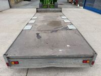 APPROX. 16FT X 6FT6" TRI AXLE FLATBED TRAILER&nbsp; - 12