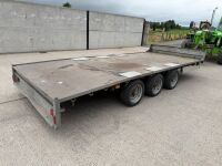 APPROX. 16FT X 6FT6" TRI AXLE FLATBED TRAILER&nbsp; - 13