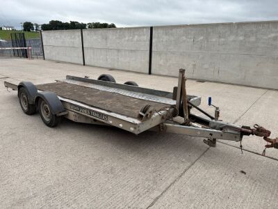 BRIAN JAMES APPROX. 16FT X 6FT TWIN AXLE CAR TRANSPORTER TRAILER&nbsp;