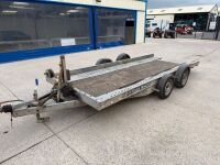 BRIAN JAMES APPROX. 16FT X 6FT TWIN AXLE CAR TRANSPORTER TRAILER&nbsp; - 4