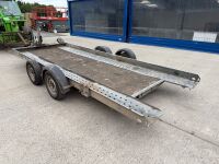 BRIAN JAMES APPROX. 16FT X 6FT TWIN AXLE CAR TRANSPORTER TRAILER&nbsp; - 7