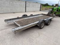BRIAN JAMES APPROX. 16FT X 6FT TWIN AXLE CAR TRANSPORTER TRAILER&nbsp; - 9