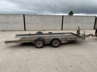 BRIAN JAMES APPROX. 16FT X 6FT TWIN AXLE CAR TRANSPORTER TRAILER&nbsp; - 10