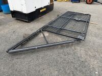 APPROX. 17FT X 6FT SLIDING METAL GATE - NO RAILS OR POSTS - 6