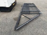 APPROX. 17FT X 6FT SLIDING METAL GATE - NO RAILS OR POSTS - 7