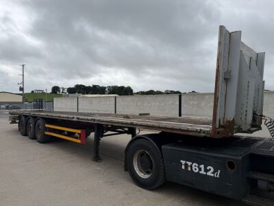 SCHMITZ 39 TON 45FT TRI AXLE FLAT BED TRAILER