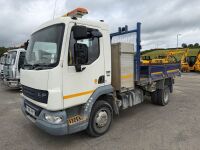 DAF LF45.160 7.5 TON AUTOMATIC DROPSIDE TIPPER - 3