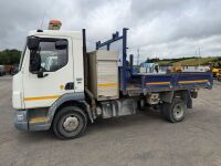 DAF LF45.160 7.5 TON AUTOMATIC DROPSIDE TIPPER - 4