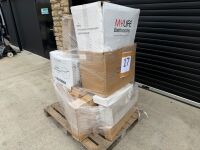 PALLET TO INC. ASSORTMENT OF TOILETS, CISTERNS, BASINS & PEDESTALS - 3