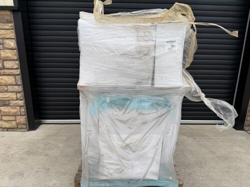 PALLET TO INC. APPROX. 16No. 600MM TWO HOLE BASINS