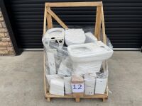 PALLET TO INC. ASSORTMENT OF BATHROOM SUITE TOILETS, CISTERNS, BASINS & PEDESTALS - 2