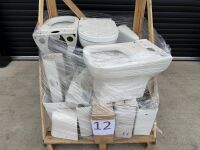 PALLET TO INC. ASSORTMENT OF BATHROOM SUITE TOILETS, CISTERNS, BASINS & PEDESTALS - 3