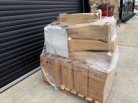 PALLET TO INC. APPROX. 16No. 600MM WIDE TWO HOLE BASINS & 3No. PEDESTALS - 3