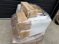 PALLET TO INC. APPROX. 16No. 600MM WIDE TWO HOLE BASINS & 3No. PEDESTALS - 5