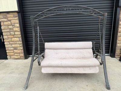 TWO PERSON OUTDOOR GARDEN SWING SEAT
