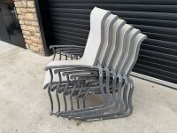 APPROX. 6No OUTDOOR GARDEN SEATS - 3