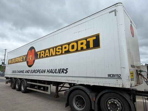 SDC 45FT 39 TON TRI AXLE BOX TRAILER ON AIR