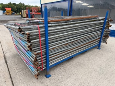 APPROX. 34No. GALVANISED TEMPORARY FENCING PANELS