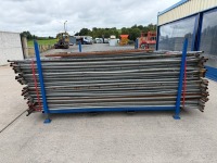 APPROX. 34No. GALVANISED TEMPORARY FENCING PANELS - 2