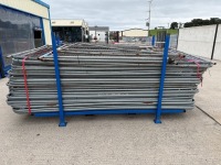 APPROX. 34No. GALVANISED TEMPORARY FENCING PANELS - 6