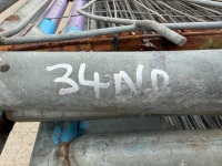APPROX. 34No. GALVANISED TEMPORARY FENCING PANELS - 9