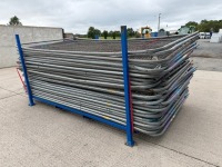 APPROX. 40No. GALVANISED TEMPORARY FENCING PANELS - 3