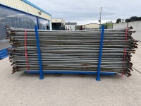 APPROX. 40No. GALVANISED TEMPORARY FENCING PANELS - 6