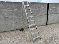 10 TREAD ALUMINIUM STEP LADDER&nbsp;