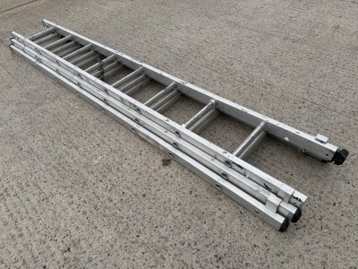 8 TREAD ALUMINIUM TRIPLE EXTENSION LADDER&nbsp;