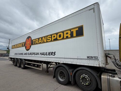 SDC 45FT 39 TON TRI AXLE BOX TRAILER ON AIR