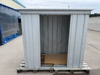 APPROX. 1800mm x 1000mm x 1700mm METAL STORAGE HUT - 2